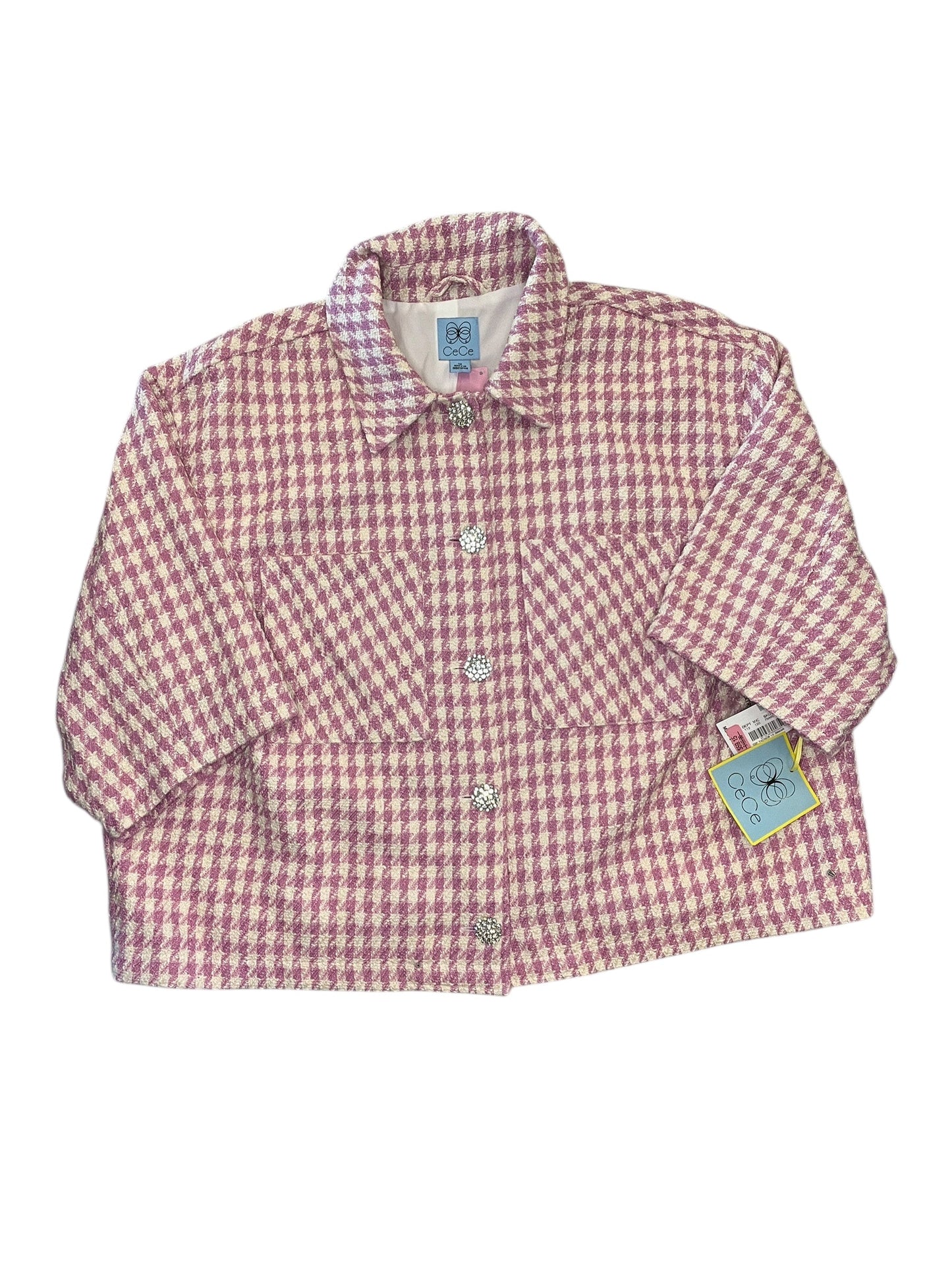 Blazer By Cece In Pink, Size:1X