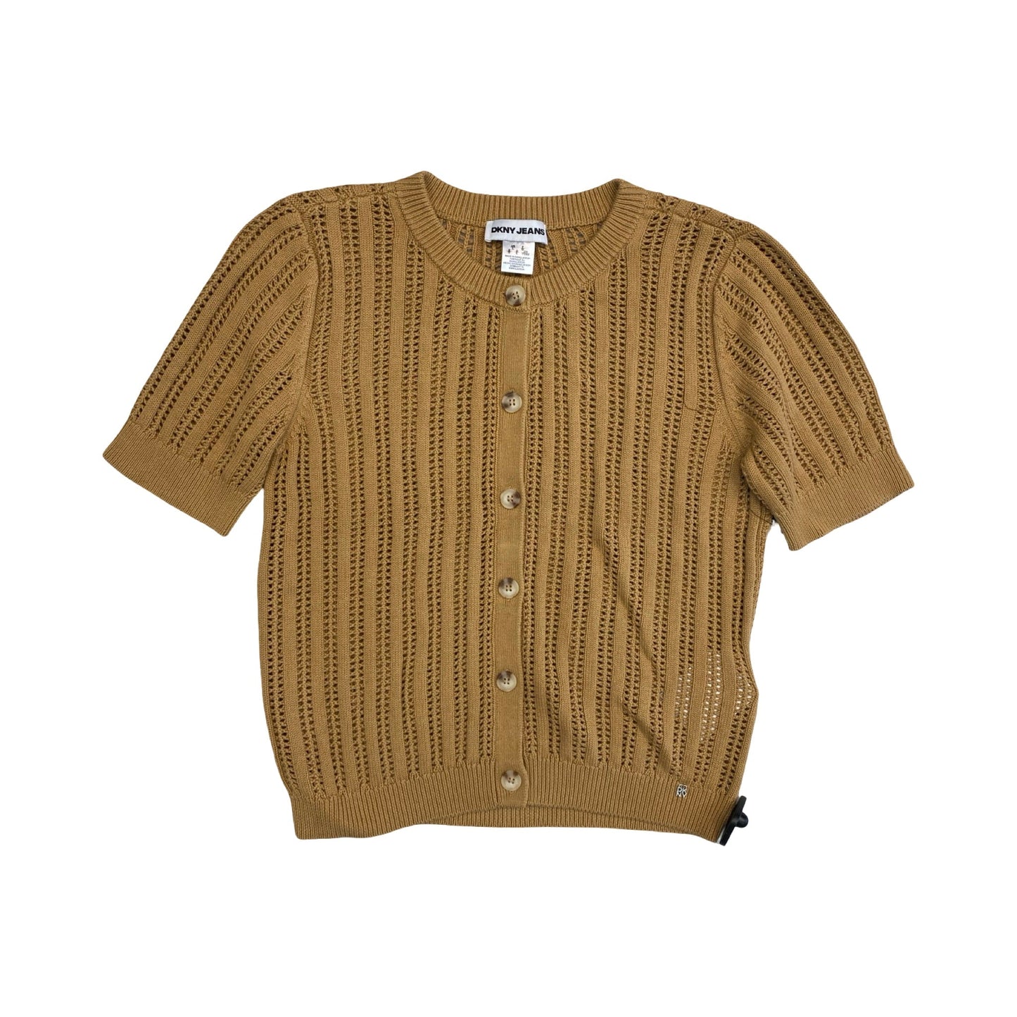 Sweater Ss By Dkny In Tan, Size:L