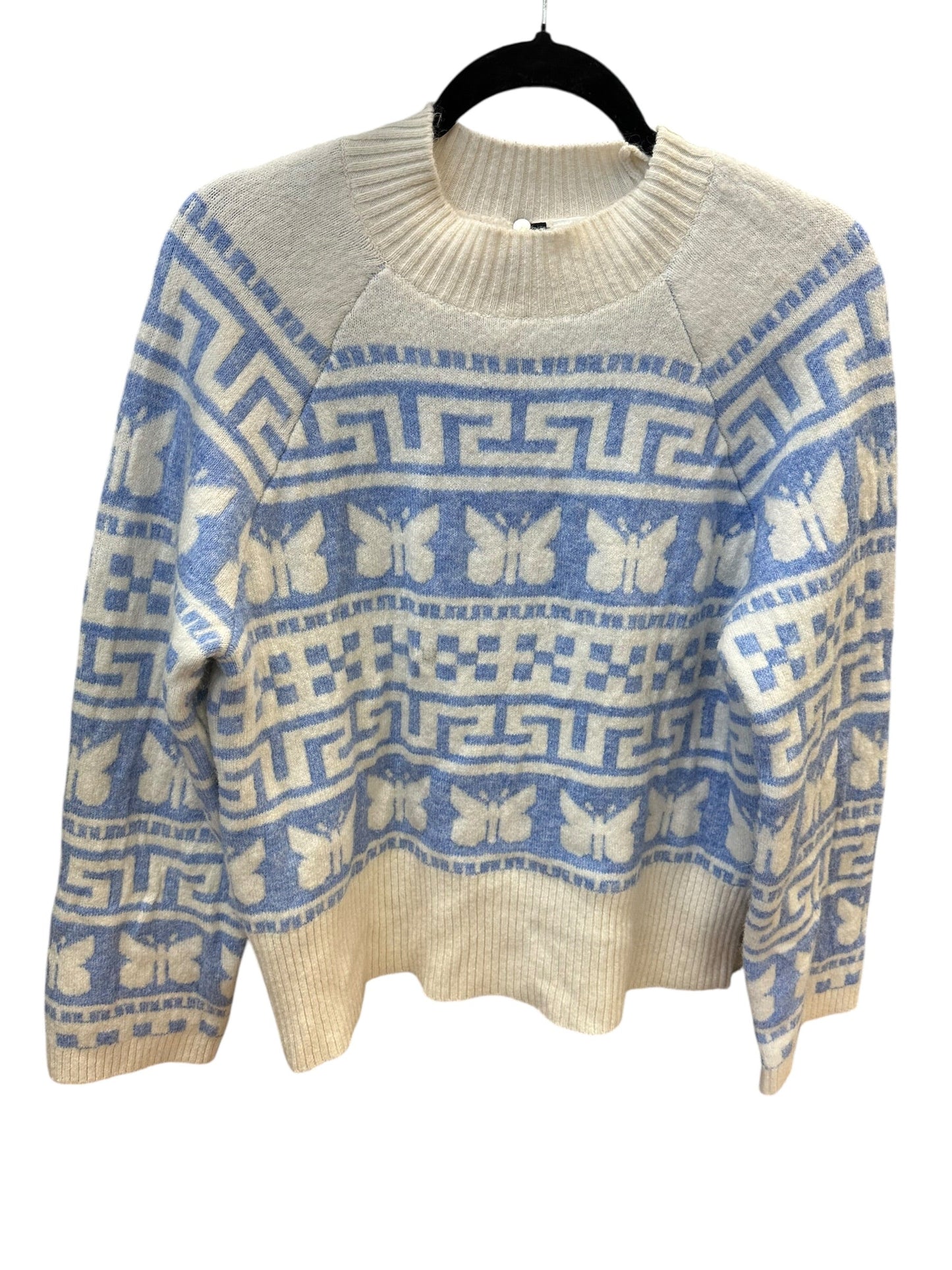 Sweater By Divided In Blue & White, Size:M