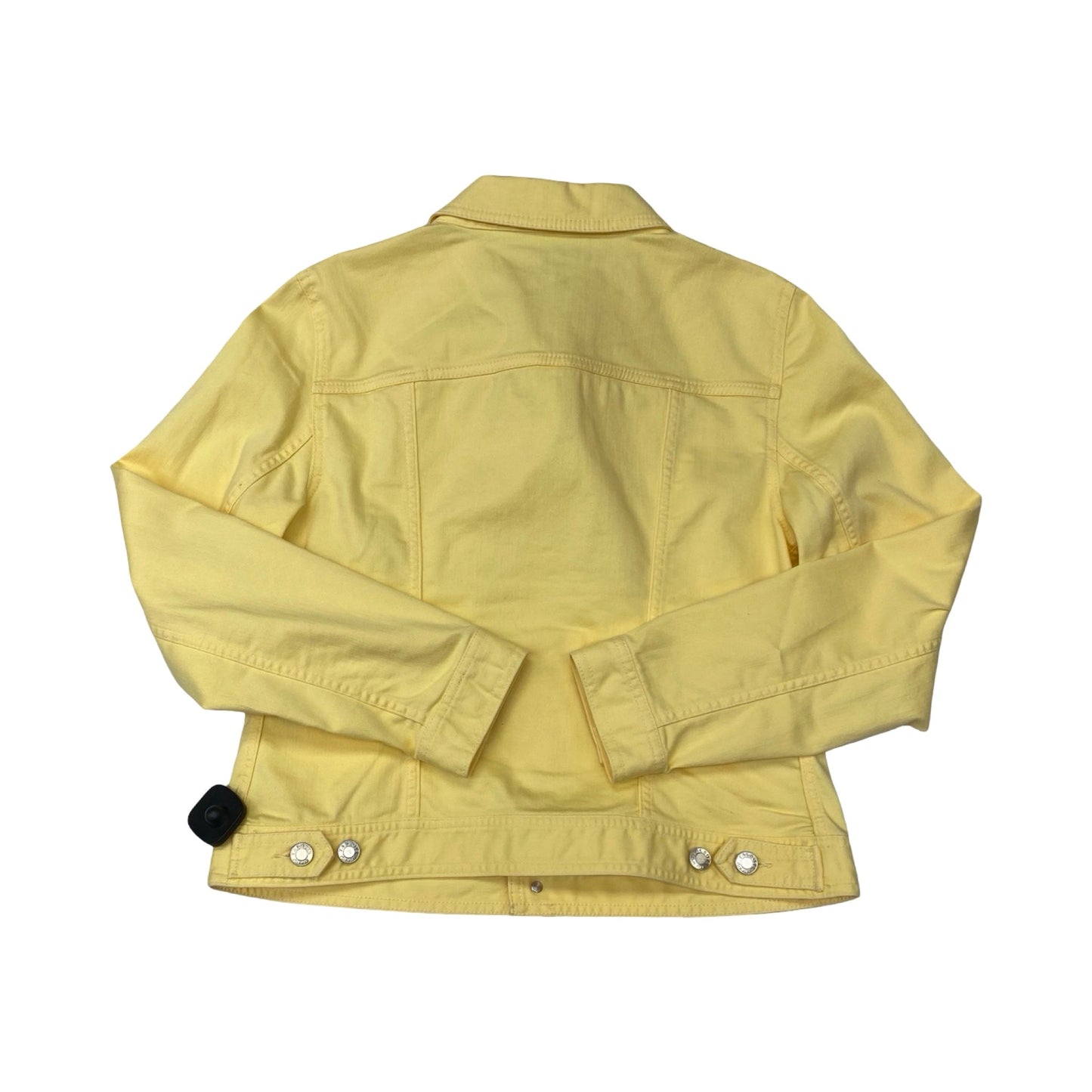 Jacket Denim By Talbots In Yellow, Size:M