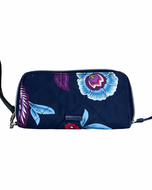 Wallet By Vera Bradley In Navy, Size:Medium