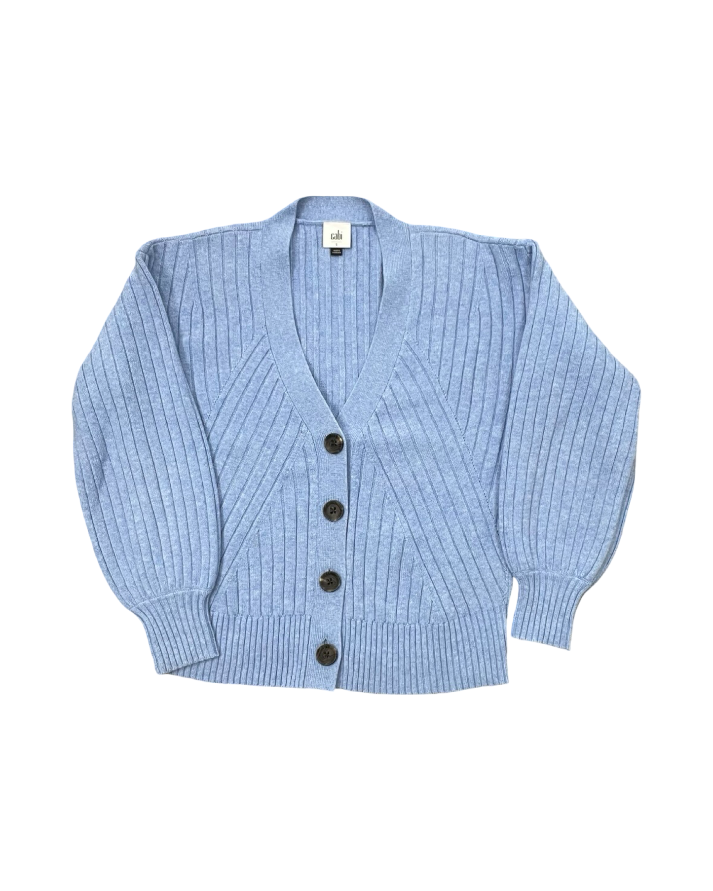 Sweater Cardigan By Cabi In Blue, Size:S