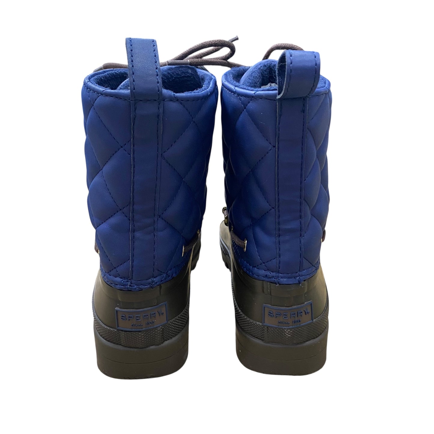 Boots Snow By Sperry In Blue & Brown, Size:6