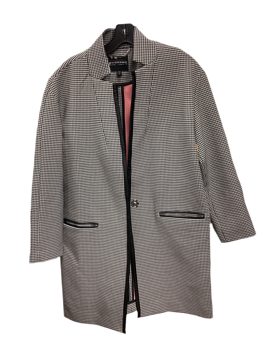 Coat Peacoat By Express In Black & White, Size:S