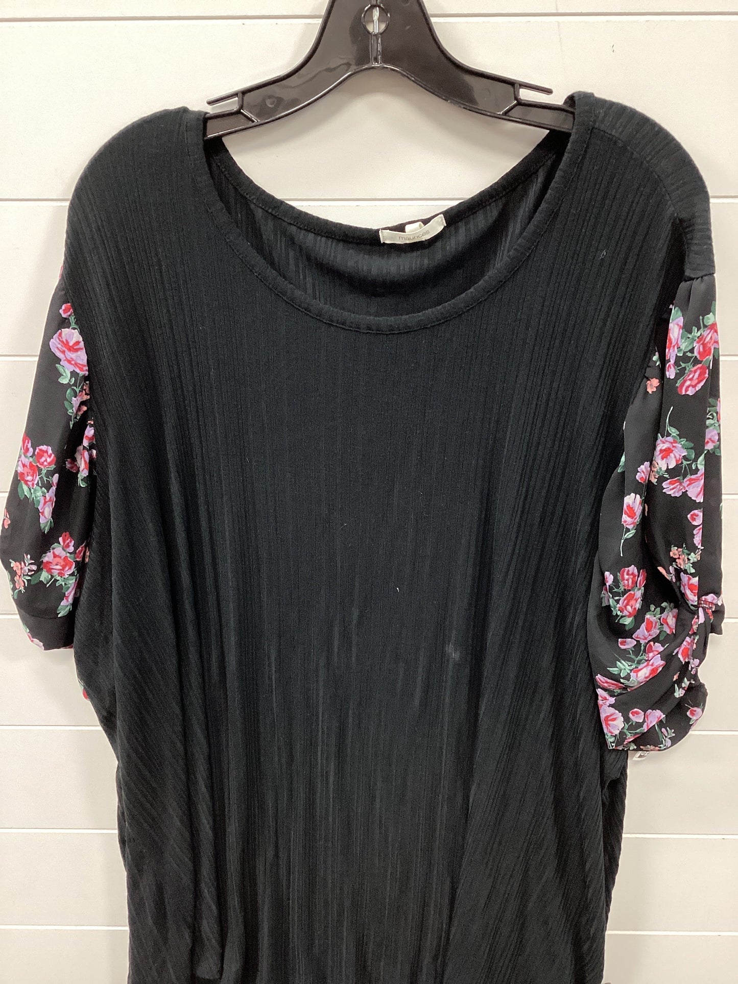 Top Ss By Maurices In Black, Size:4X