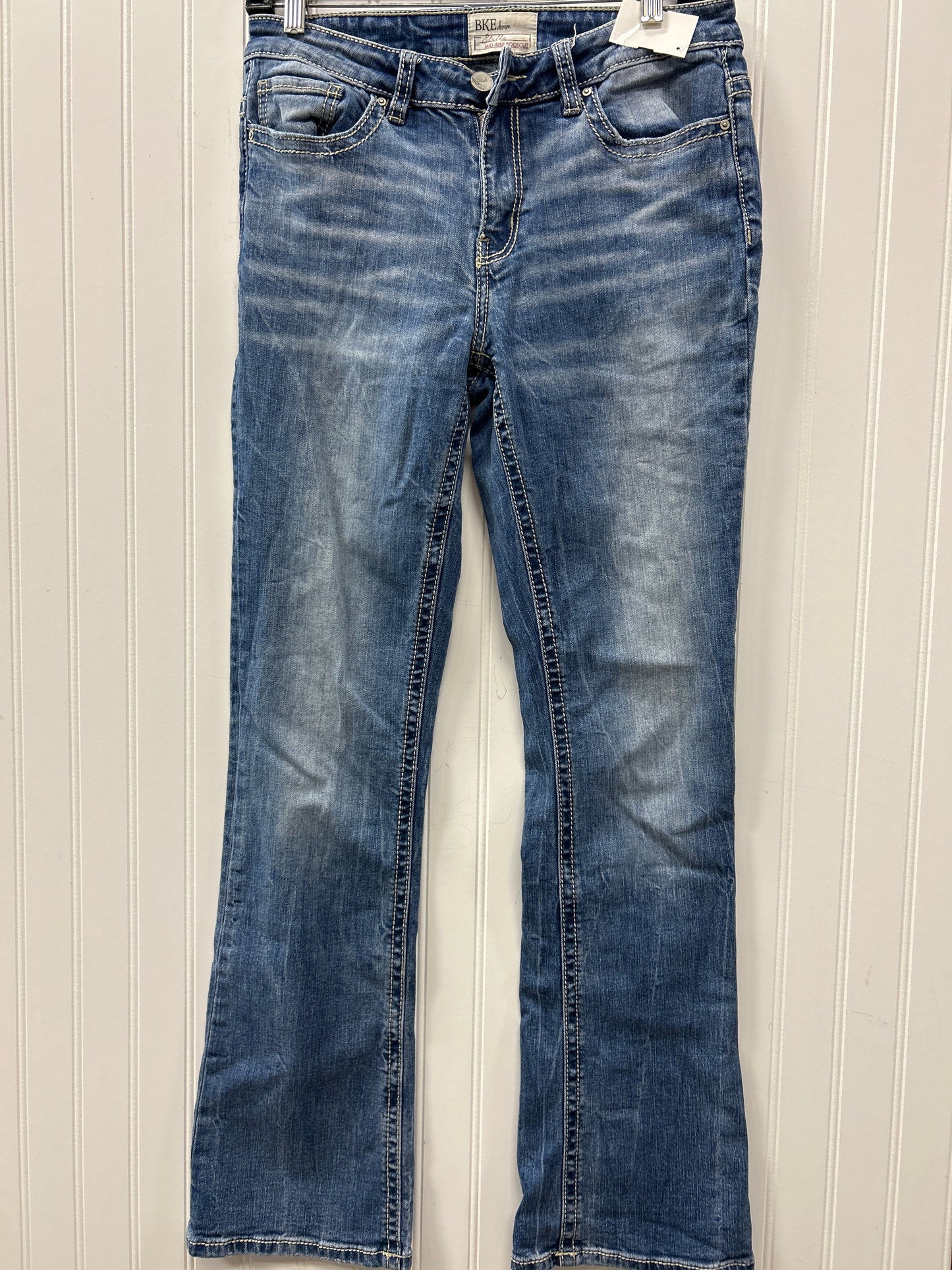 Jeans Flared By Bke In Blue Denim, Size:6
