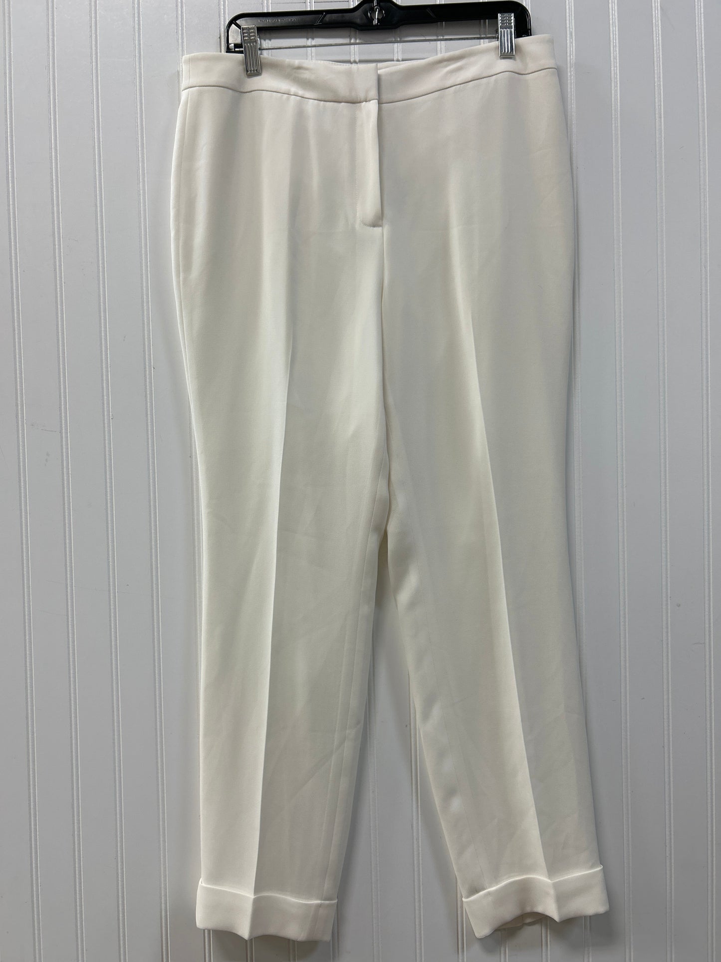 Pants Designer By Lafayette 148 In White, Size:10