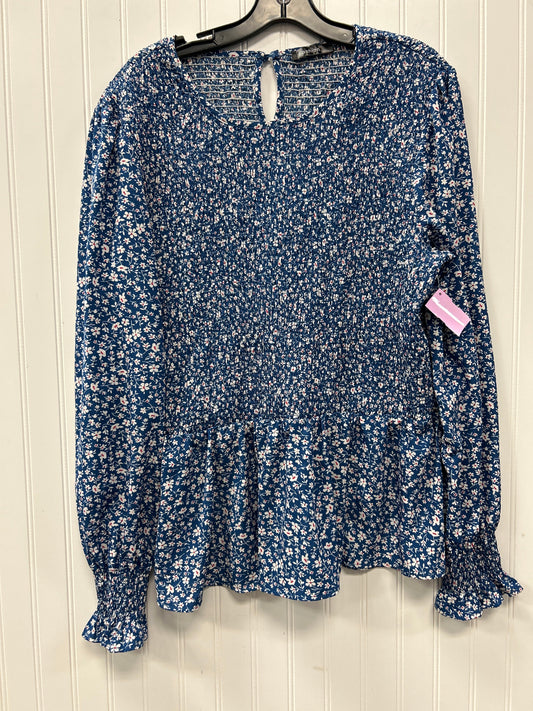 Top Ls By Cmc In Floral Print, Size:Xxl