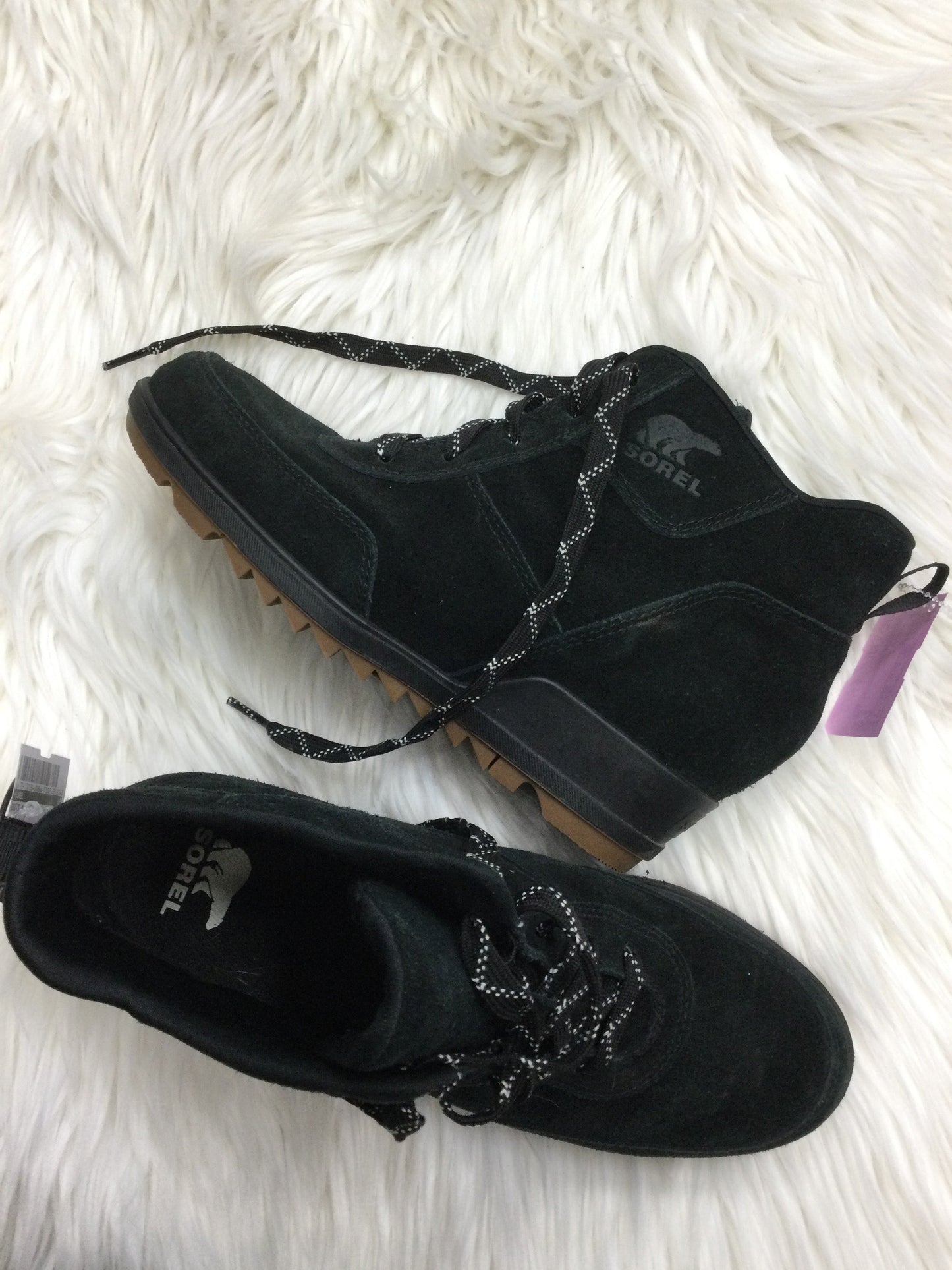 Boots Ankle Heels By Sorel In Black, Size:7