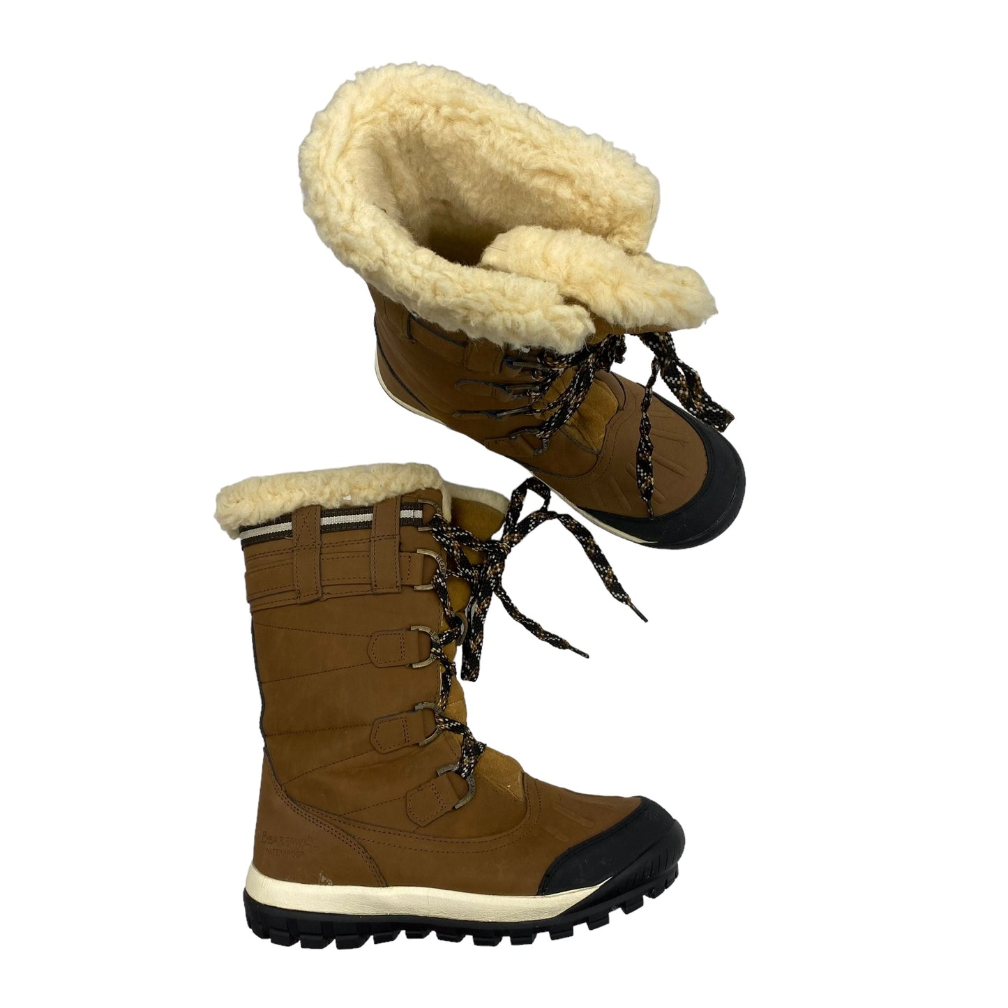 BROWN BOOTS SNOW by BEARPAW Size:9