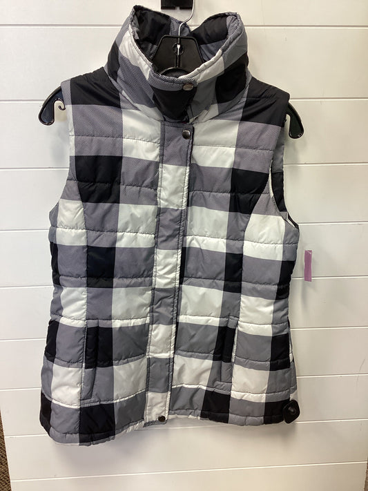 Vest Puffer & Quilted By Arizona In Black & White, Size:L