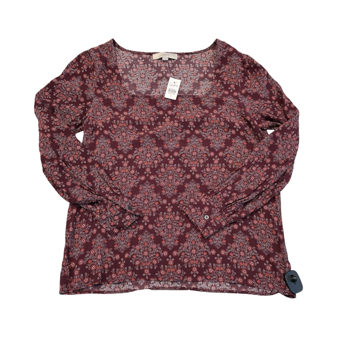 Top Ls By Loft In Purple, Size:S