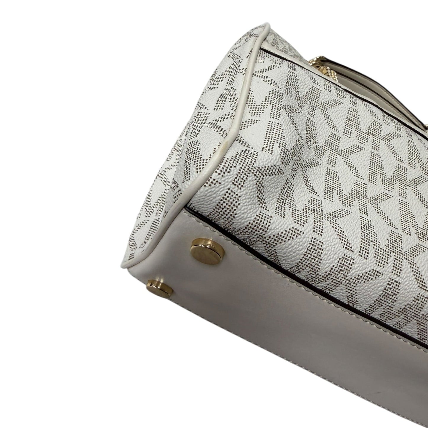 Handbag Designer By Michael Kors In Cream, Size:Medium