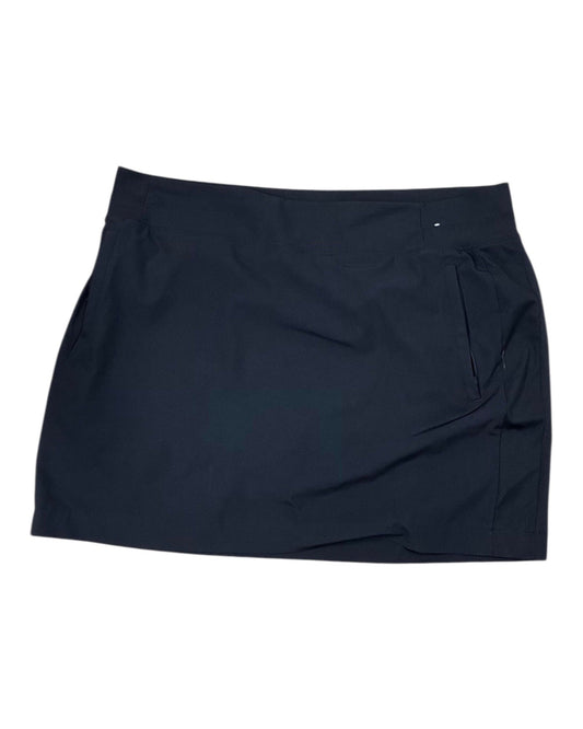 Skort By Members Mark In Black, Size:1X