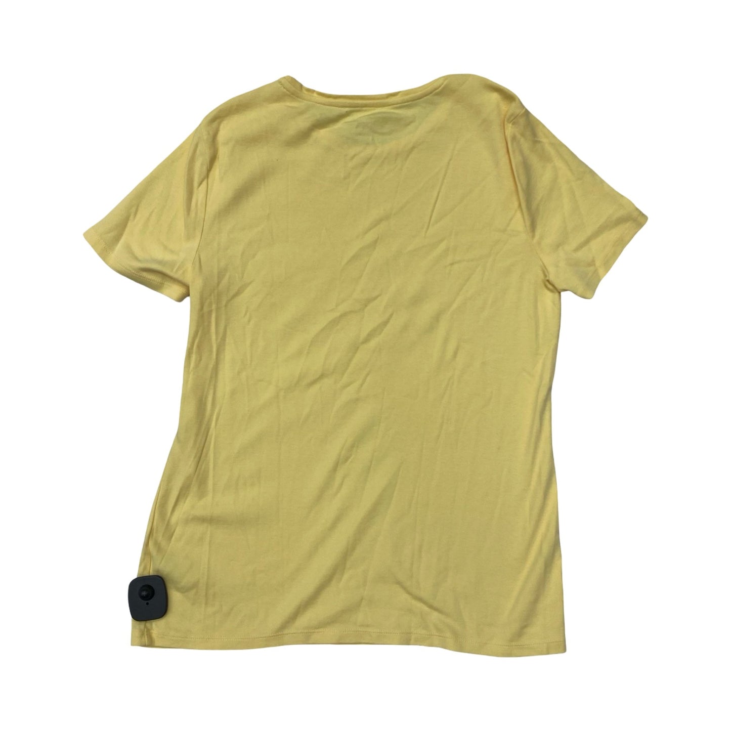 Top Ss Basic By Talbots In Yellow, Size:M