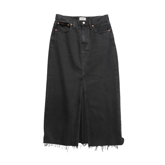 Skirt Maxi By Pistola In Black Denim, Size:8