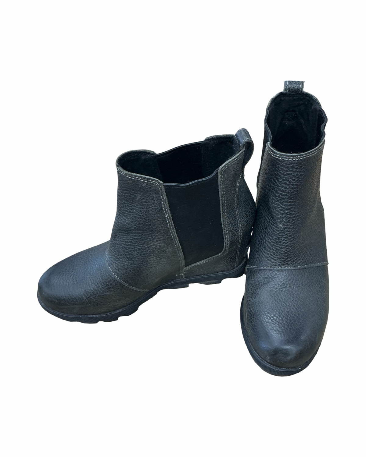 Boots Ankle Flats By Sorel In Black, Size:8