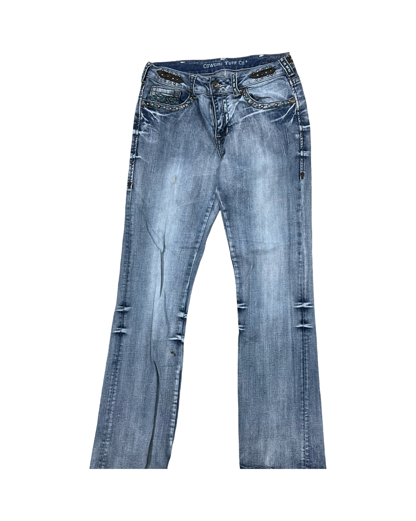 Jeans Boot Cut By Clothes Mentor In Blue Denim, Size:12