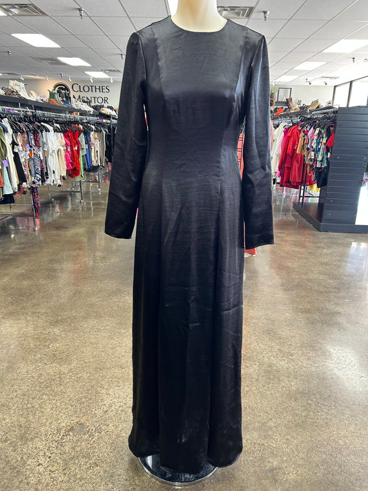 Dress Party Long By Topshop In Black, Size:4