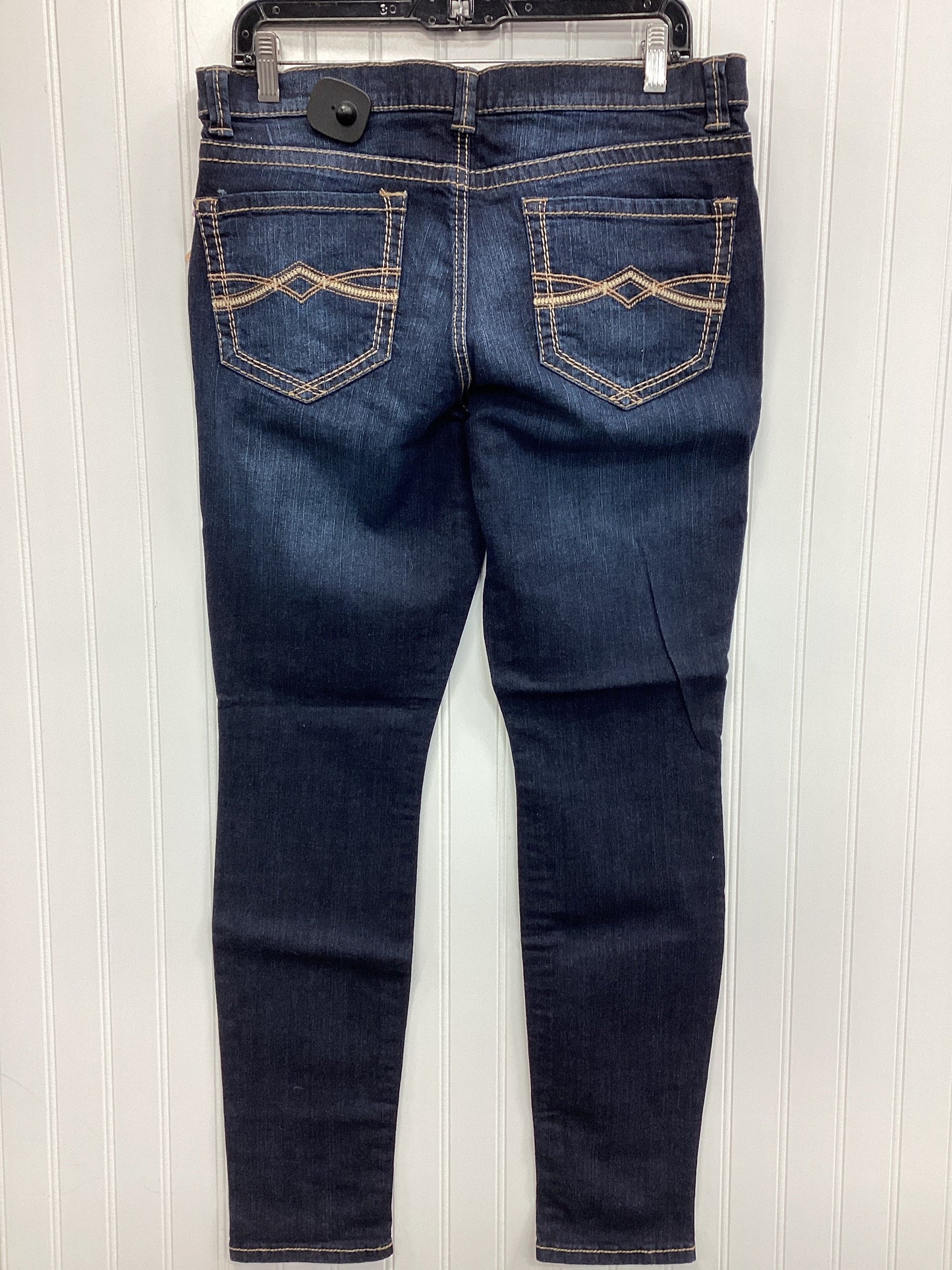 Jeans Skinny By Mudd In Blue Denim, Size:12