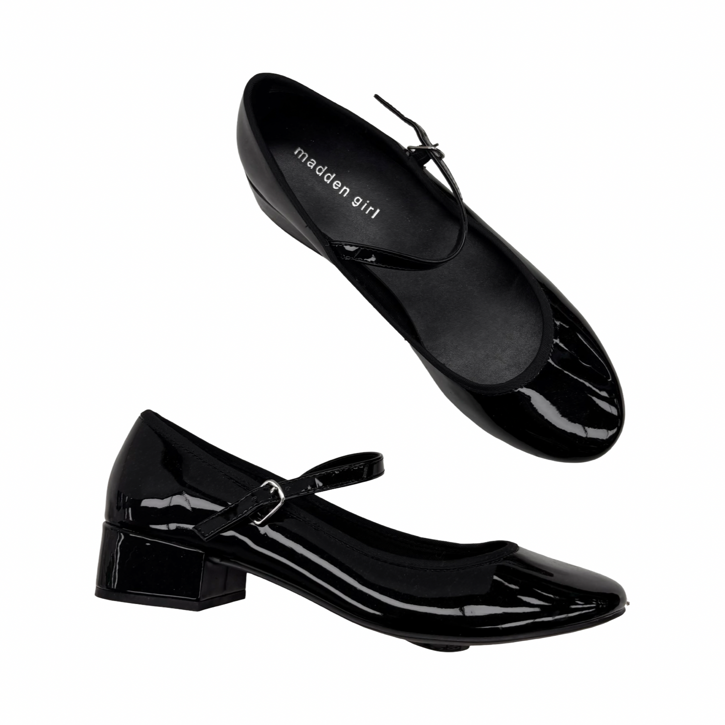 Shoes Heels Kitten By Madden Girl In Black, Size:8.5