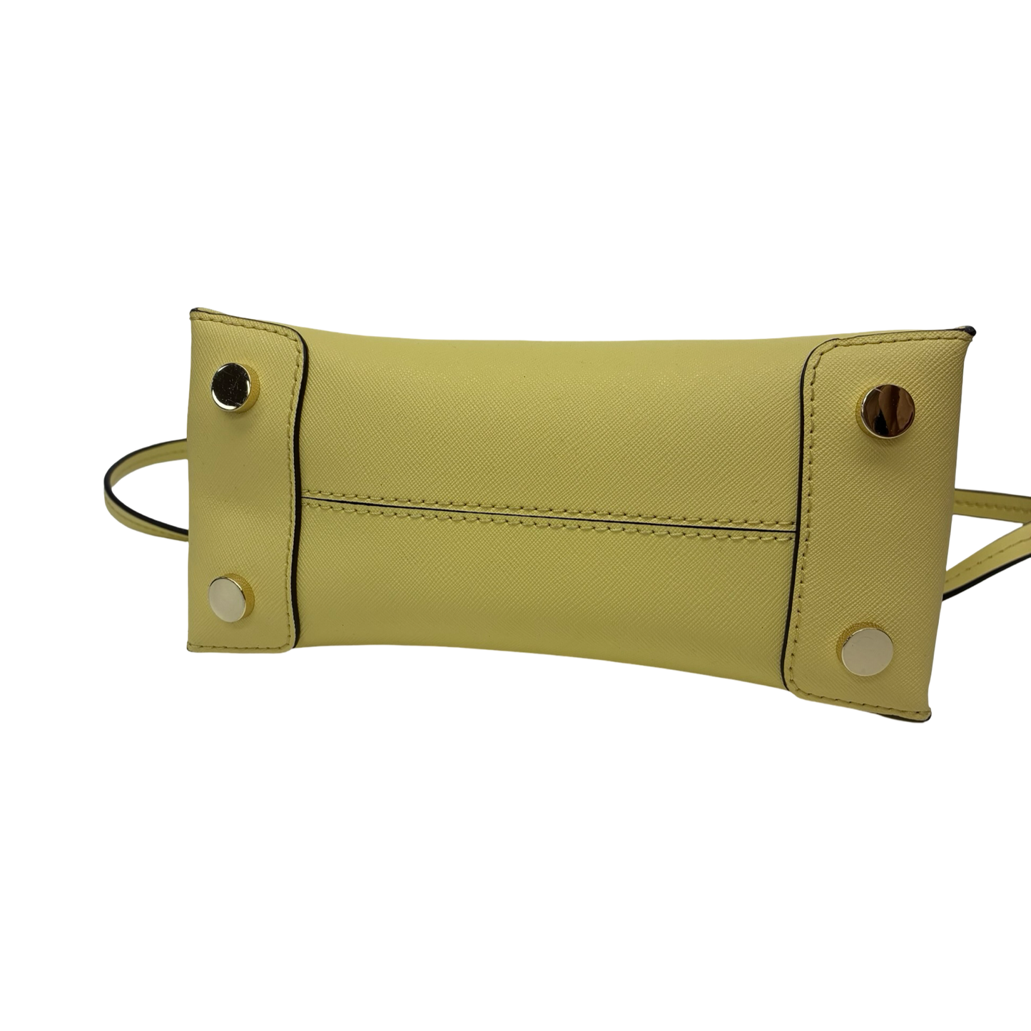 Handbag Designer By Michael Kors In Yellow, Size:Small