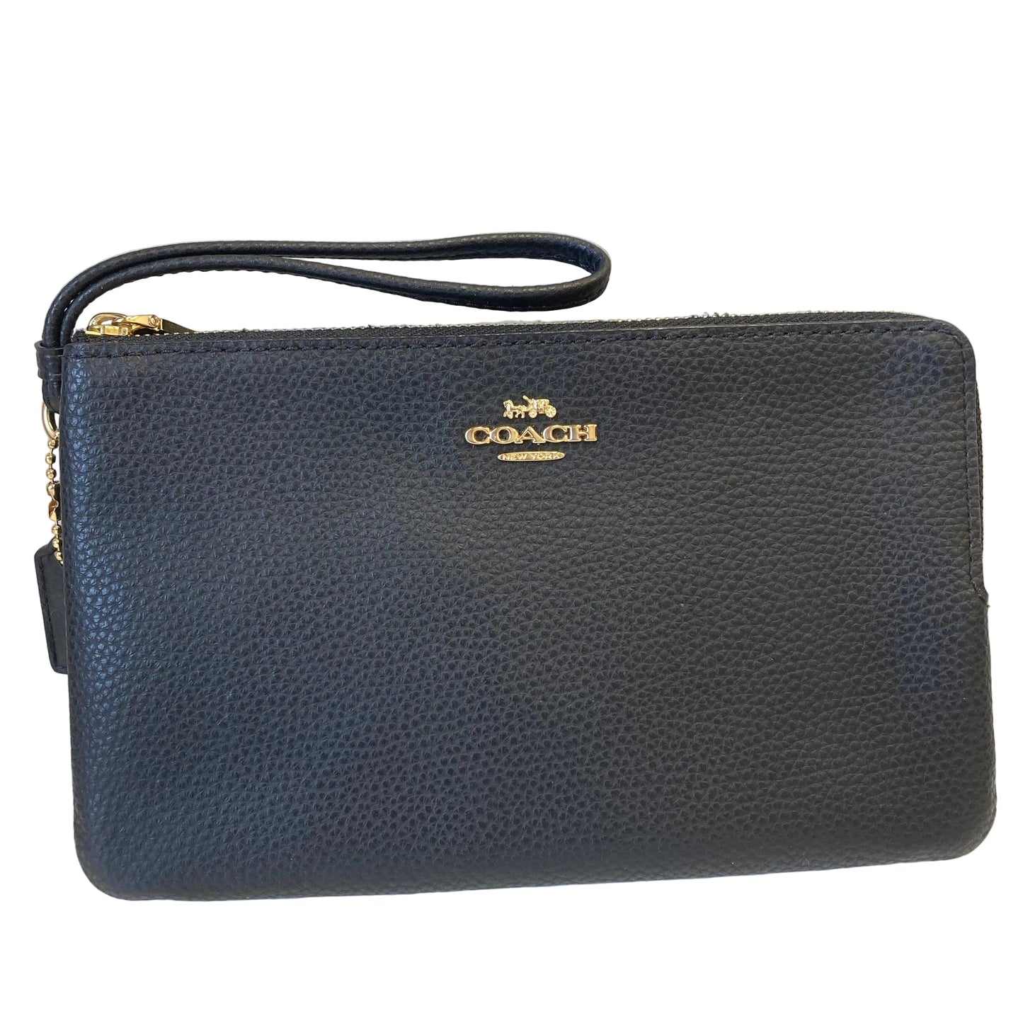 Wristlet Designer By Coach In Black, Size:Medium