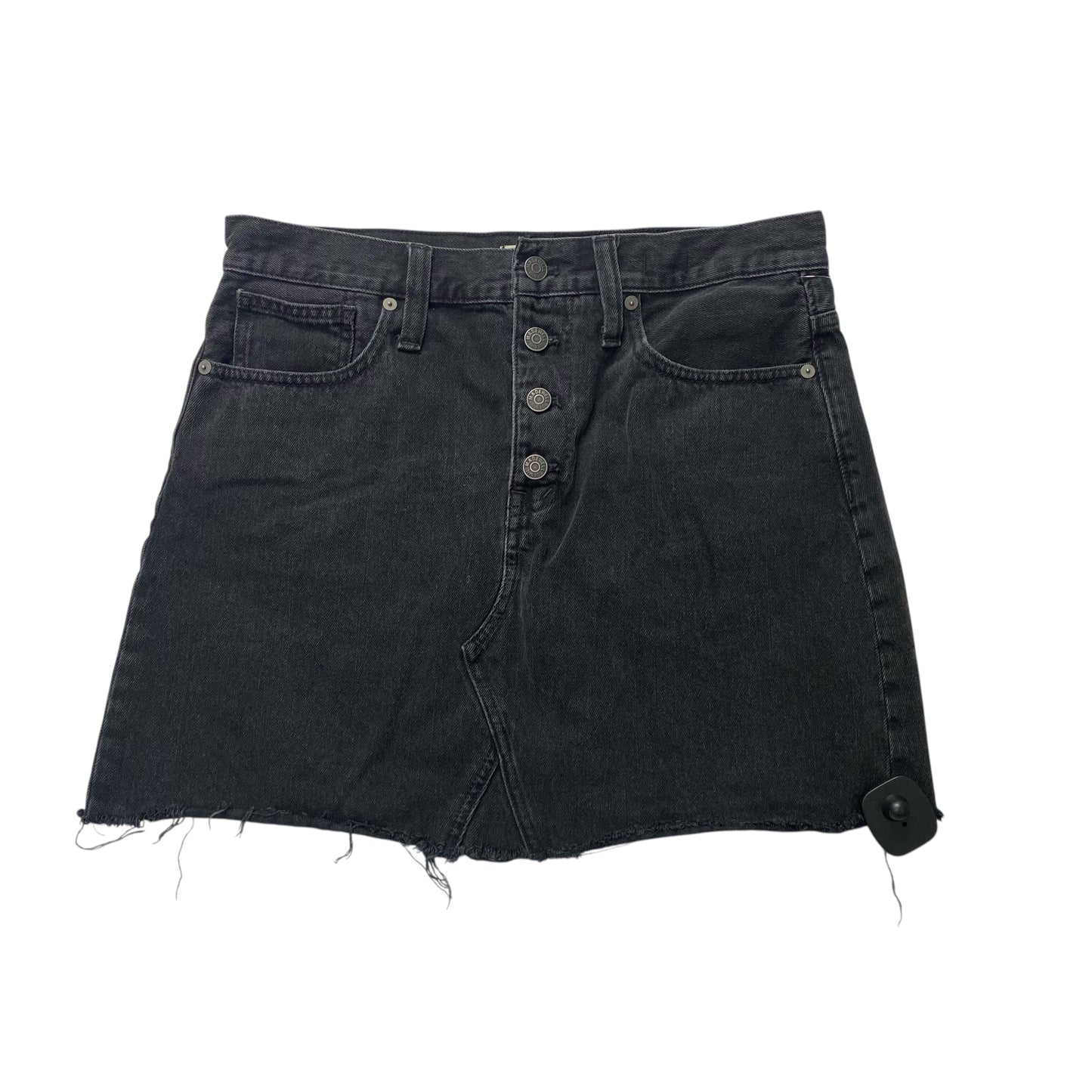 Skirt Mini & Short By Madewell In Grey Denim, Size:8