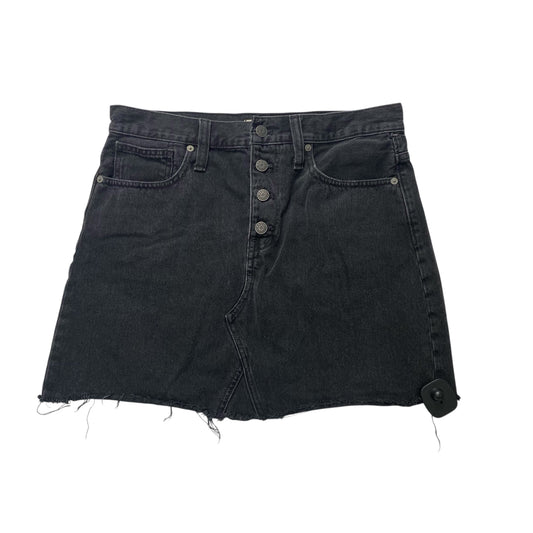Skirt Mini & Short By Madewell In Grey Denim, Size:8