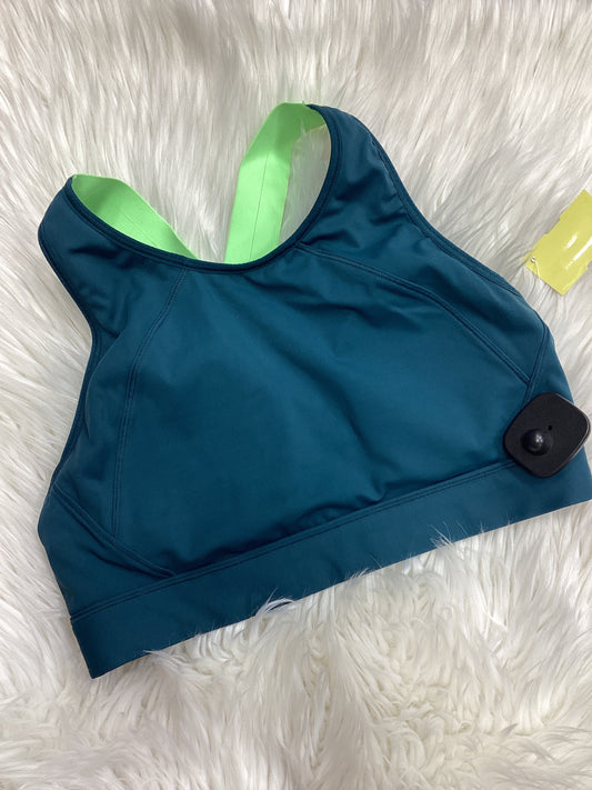 Athletic Bra By Athleta In Teal, Size:M