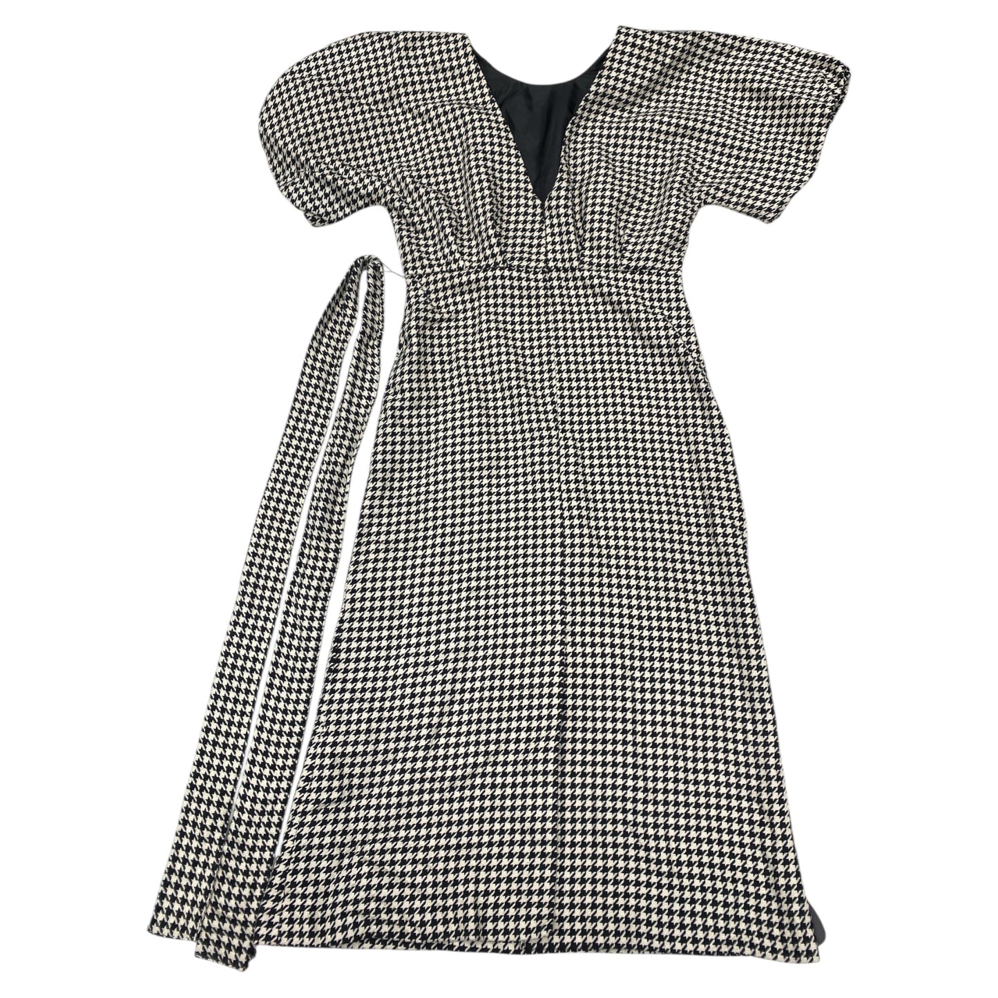 Dress Party Long By Zara In Black & White, Size:S