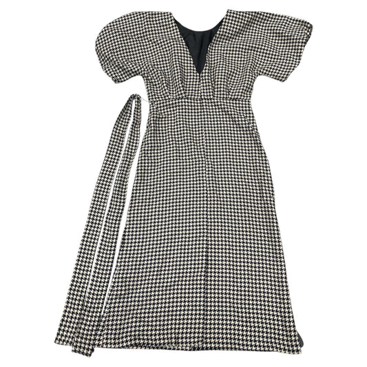 Dress Party Long By Zara In Black & White, Size:S