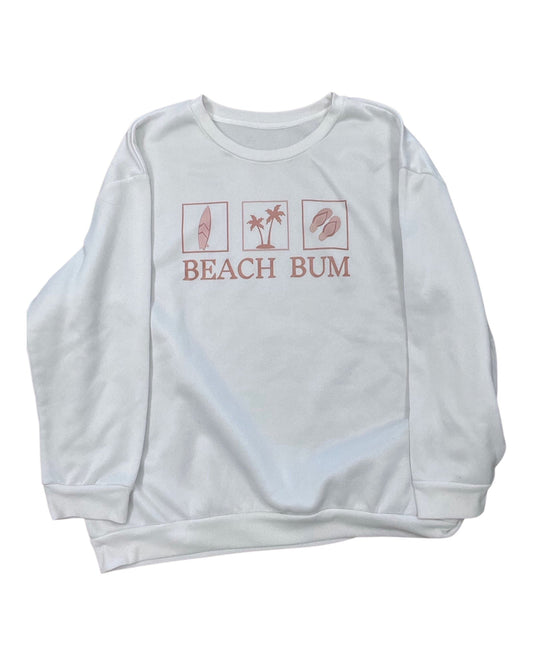 Sweatshirt Crewneck By Shein In Cream, Size:3X