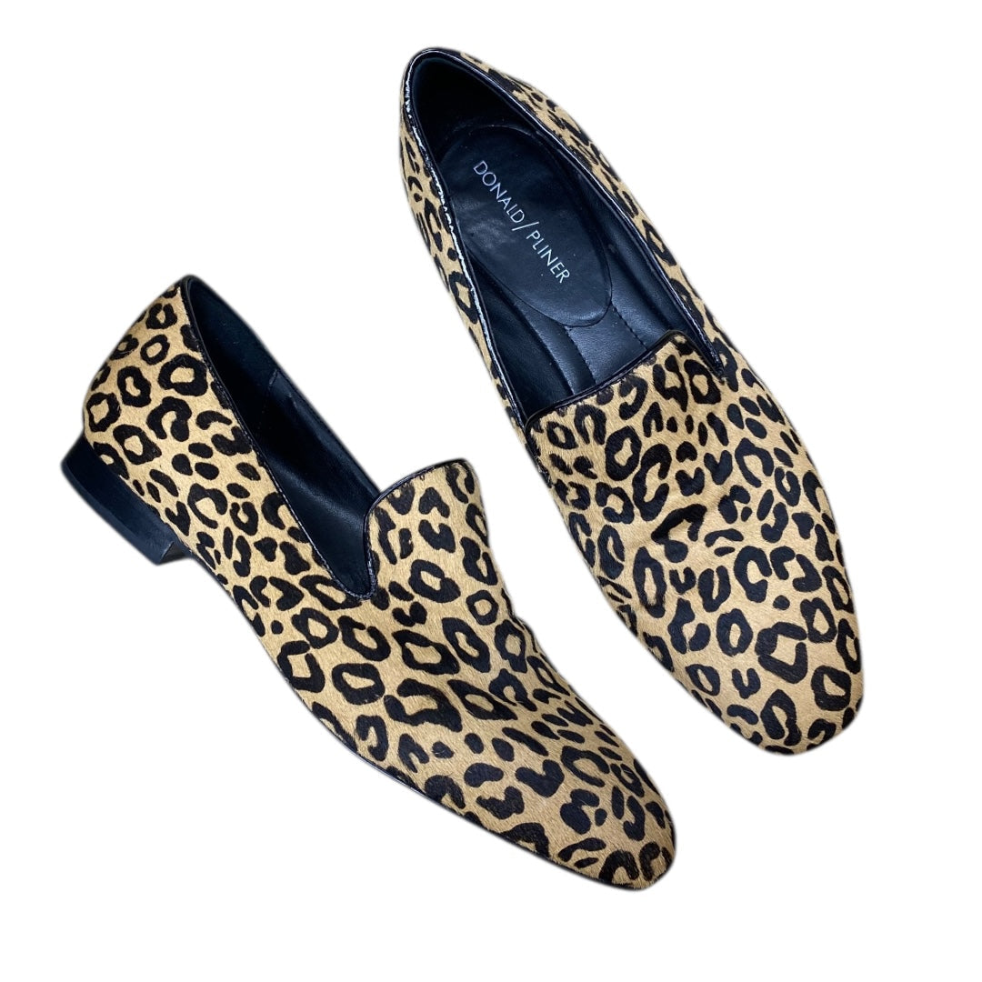 Shoes Flats By Donald Pliner In Animal Print, Size:7.5
