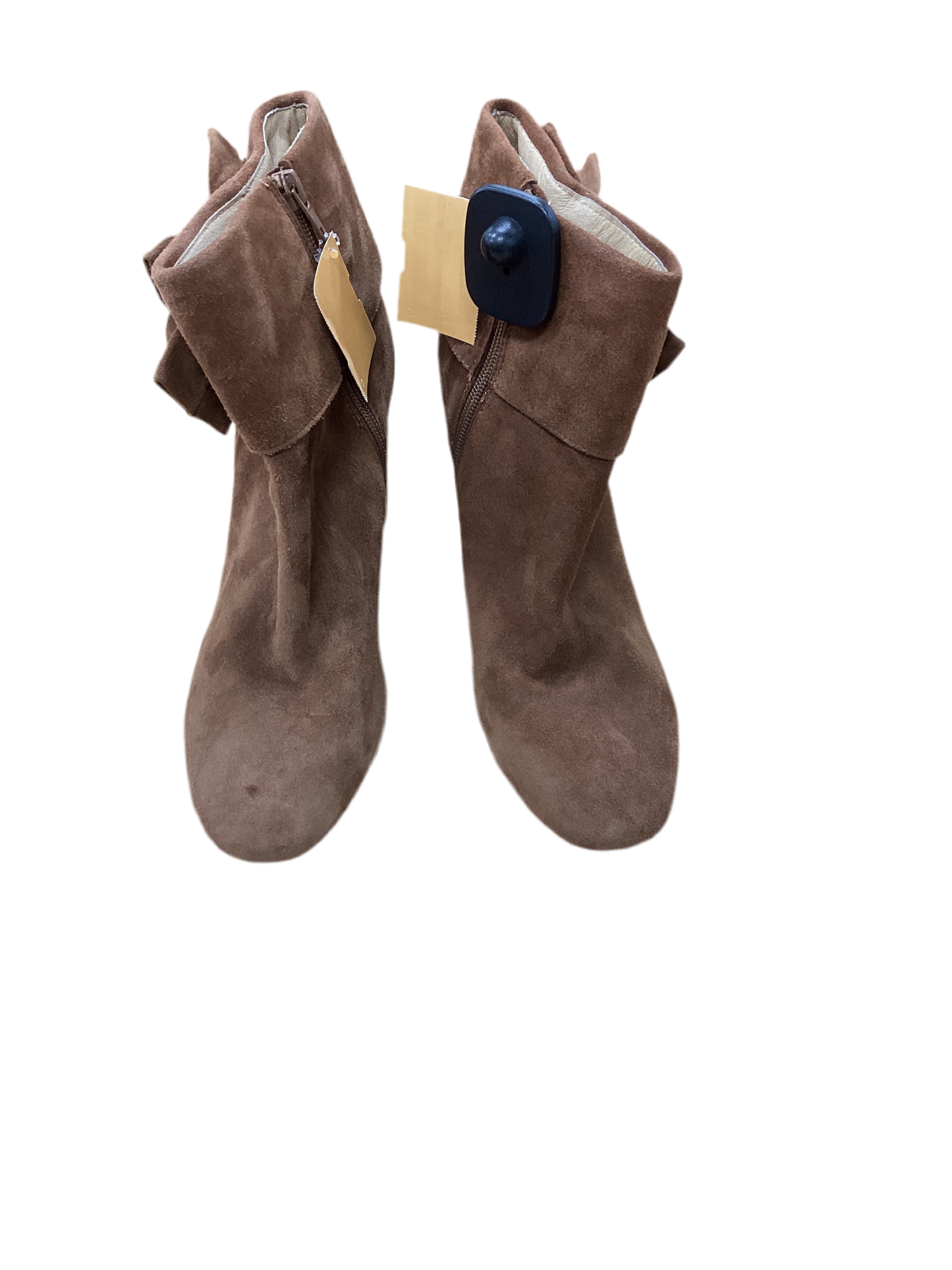 Boots Designer By Kate Spade In Brown, Size:9.5