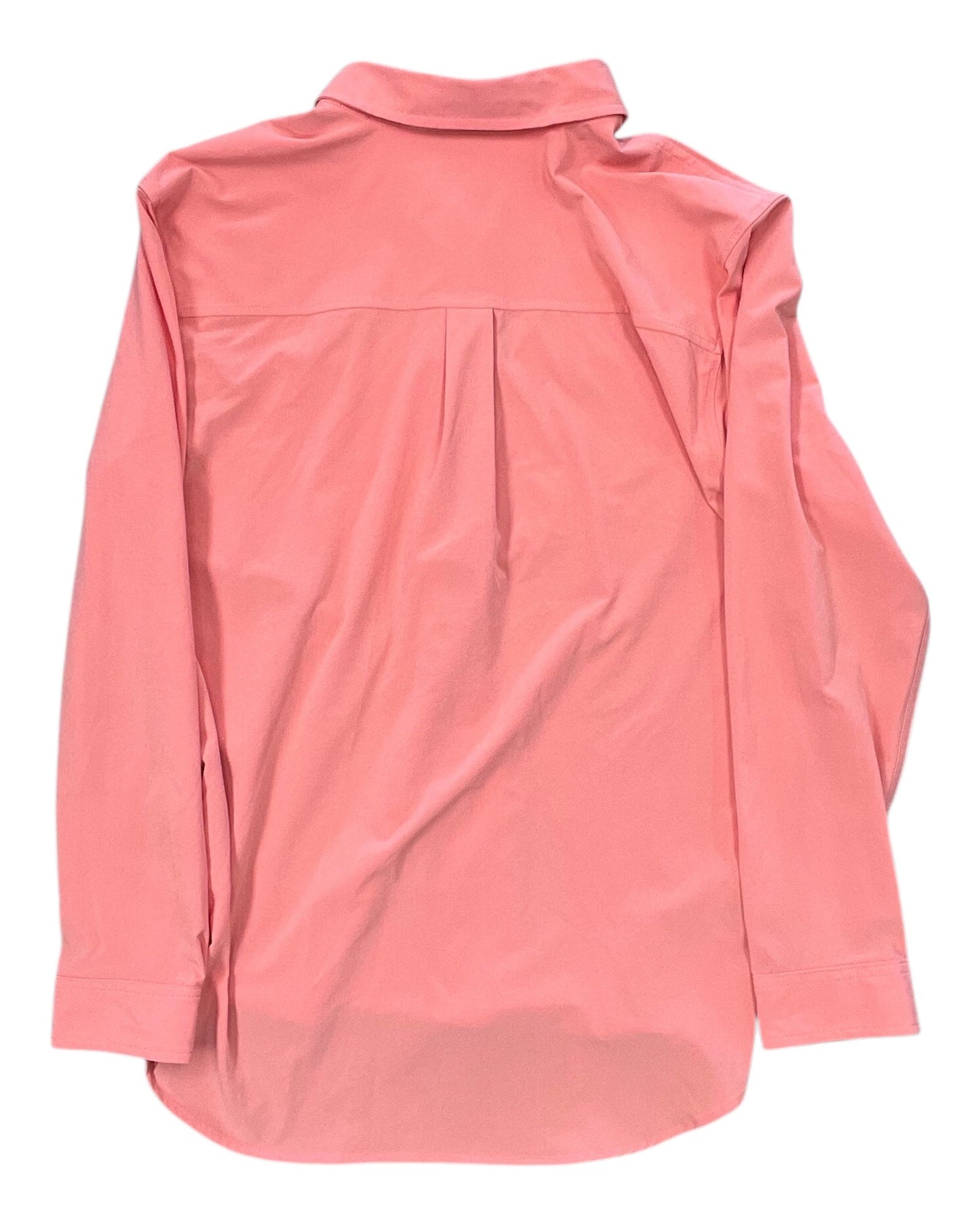 Blouse Ls By Eddie Bauer In Orange, Size:M