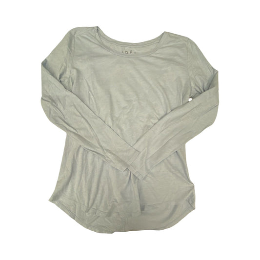 Top 3/4 Sleeve Basic By Loft In Blue, Size:M