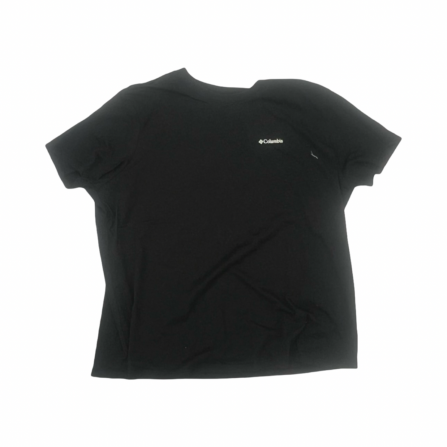 Athletic Top Ss By Columbia In Black, Size:Xxl