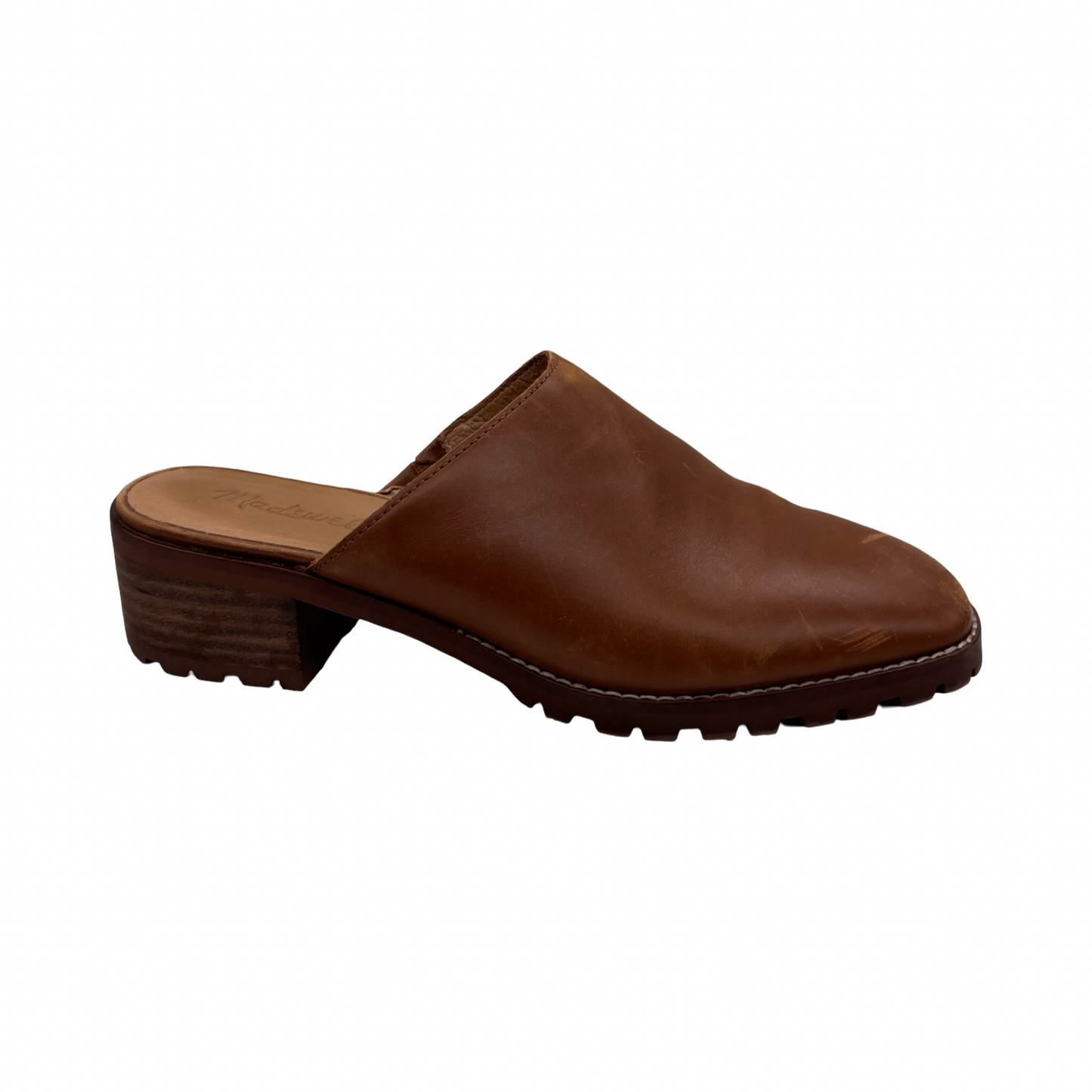 Shoes Heels Block By Madewell In Brown, Size:7.5