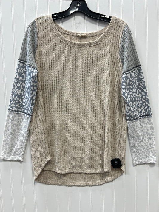 Top Ls By Bibi In Beige, Size:M