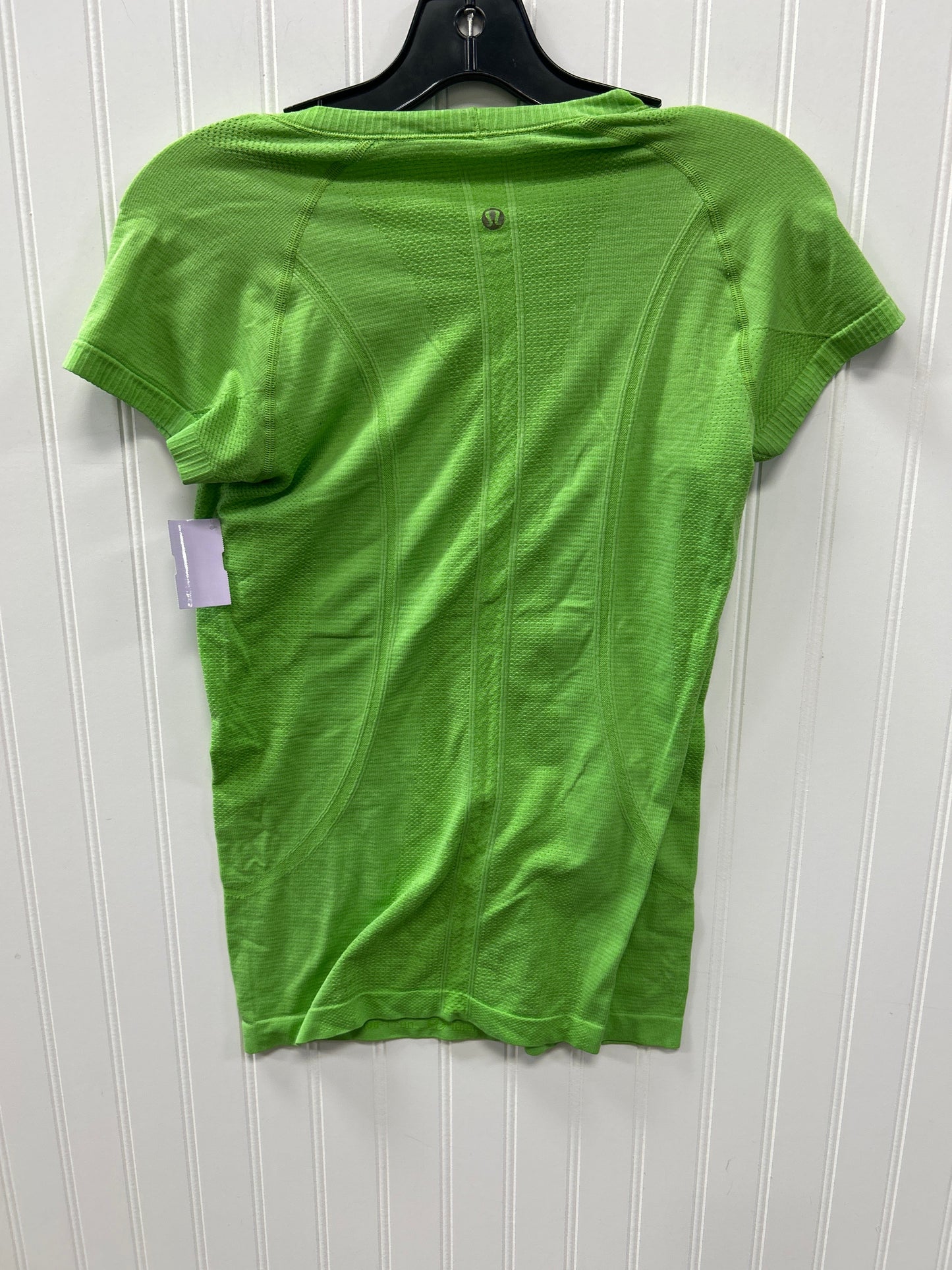 Athletic Top Ss By Lululemon In Green, Size:6