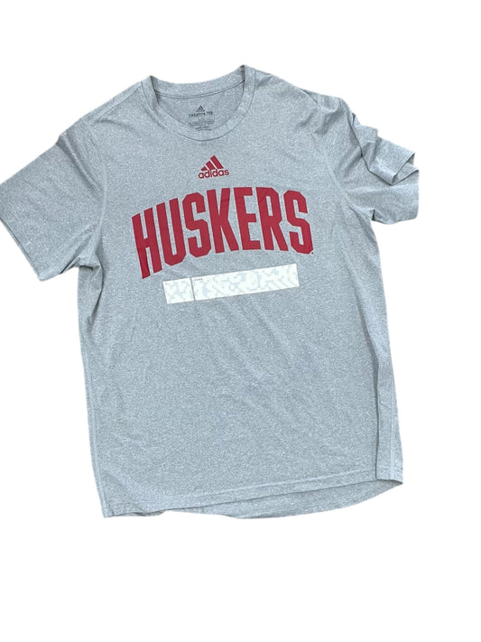 Top Ss By Adidas In Grey, Size:L