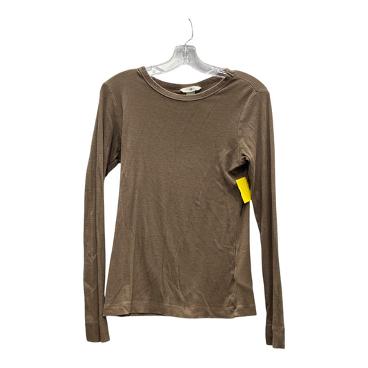 Top Ls Basic By H&M In Brown, Size:L