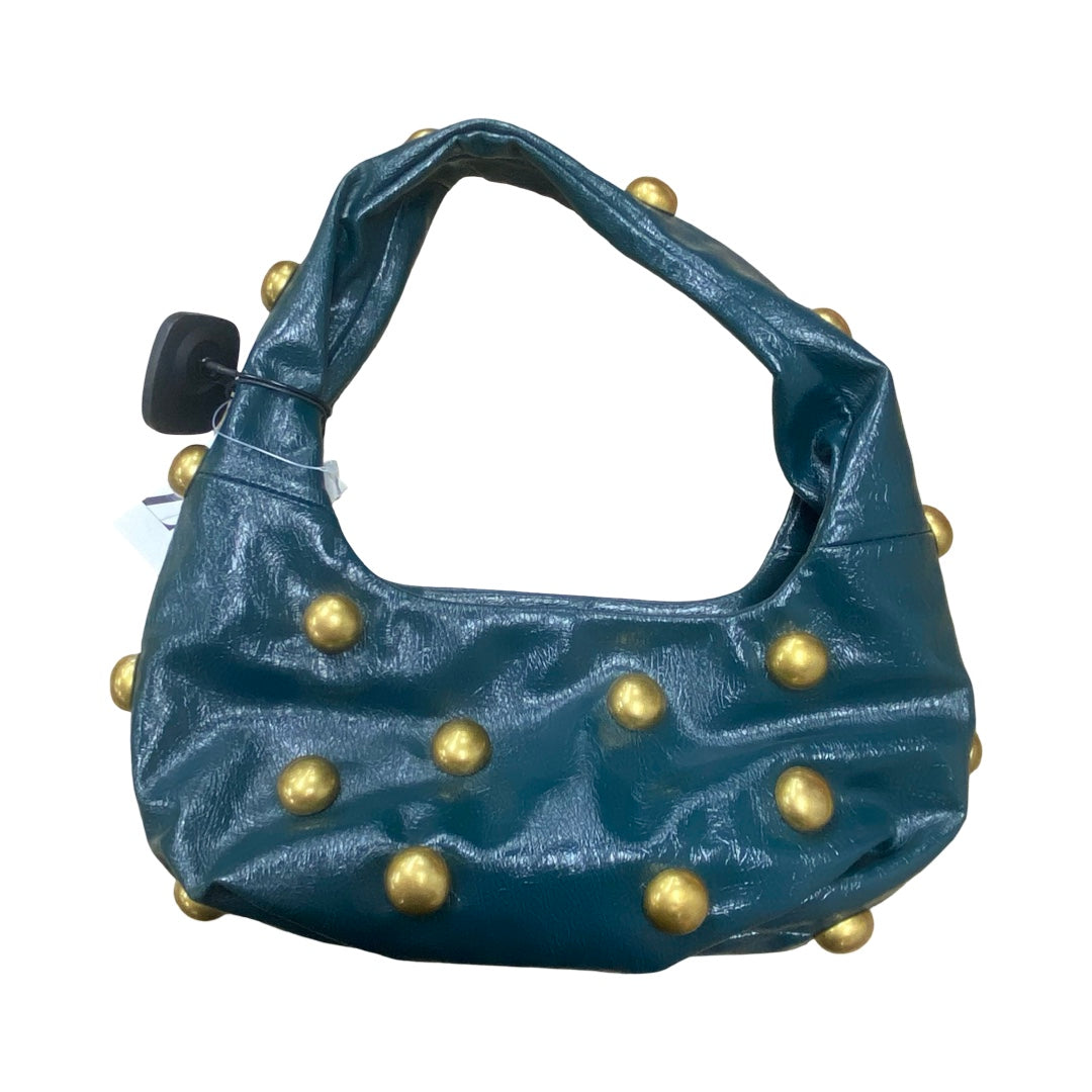 Handbag By Zara In Teal, Size:Small