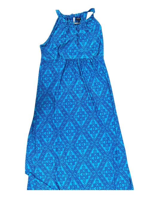 Dress Casual Maxi By Apt 9 In Blue, Size:L