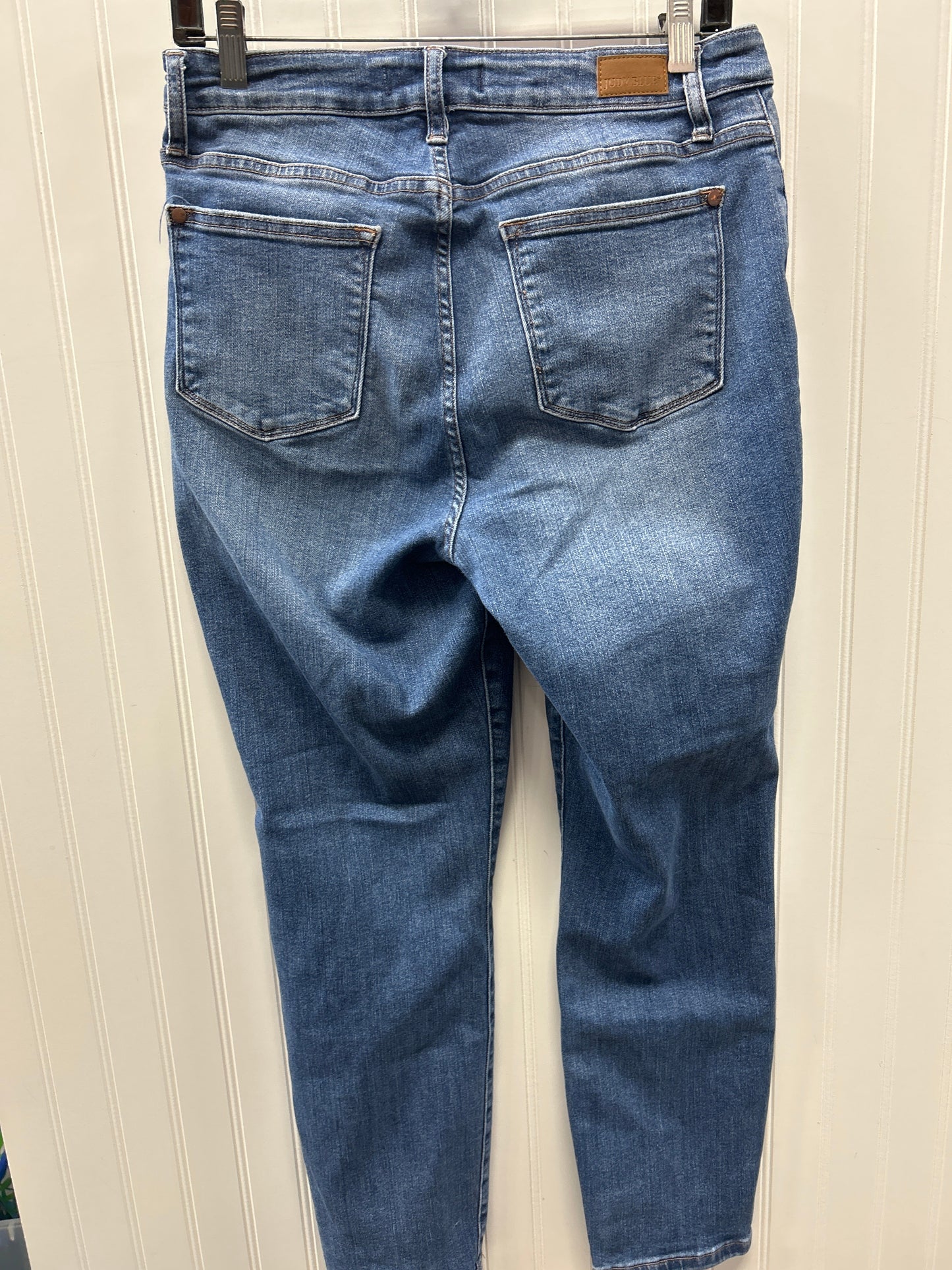 Jeans Boyfriend By Judy Blue In Blue Denim, Size:8