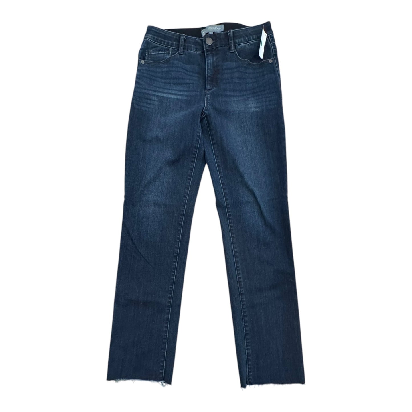 Jeans Boot Cut By Wit & Wisdom In Blue Denim, Size:2