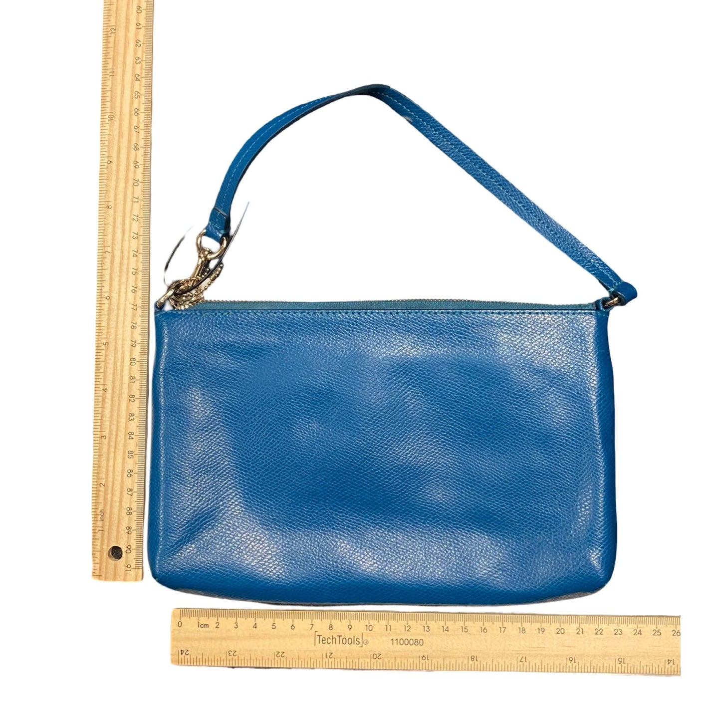 Handbag Designer By Coach In Teal, Size:Small