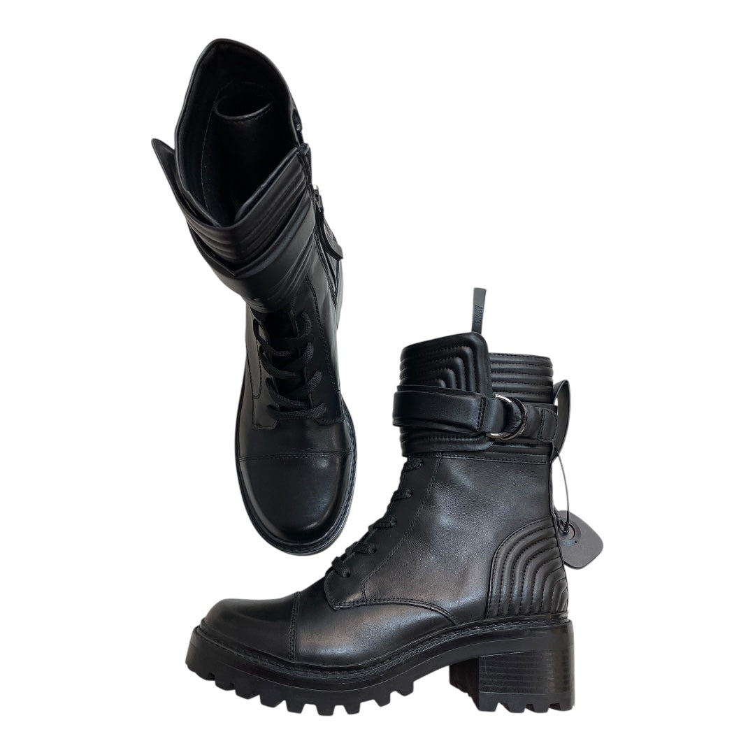 Boots Ankle Flats By Dkny In Black, Size:10