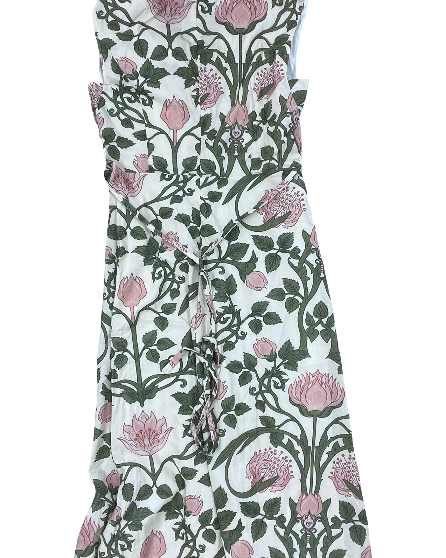 Dress Casual Maxi By Clothes Mentor In Cream & Green, Size:M